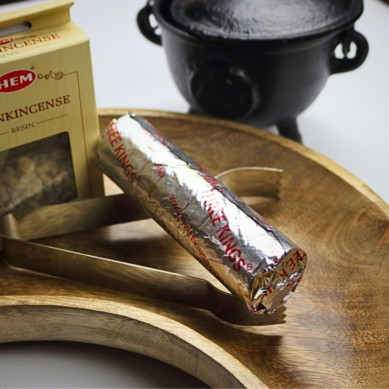 Premium Three Kings Charcoal Tablets/ Charcoal Discs- Box of 10 Rolls