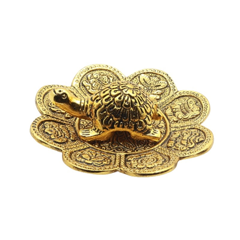 gold turtle incense burner