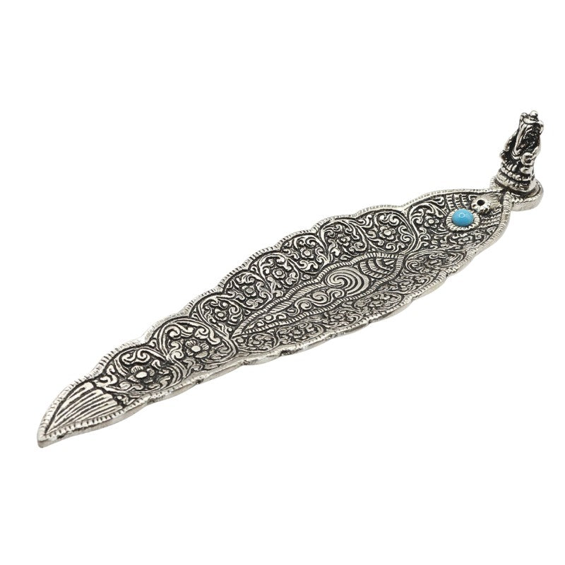 Aluminium incense burner with elephant