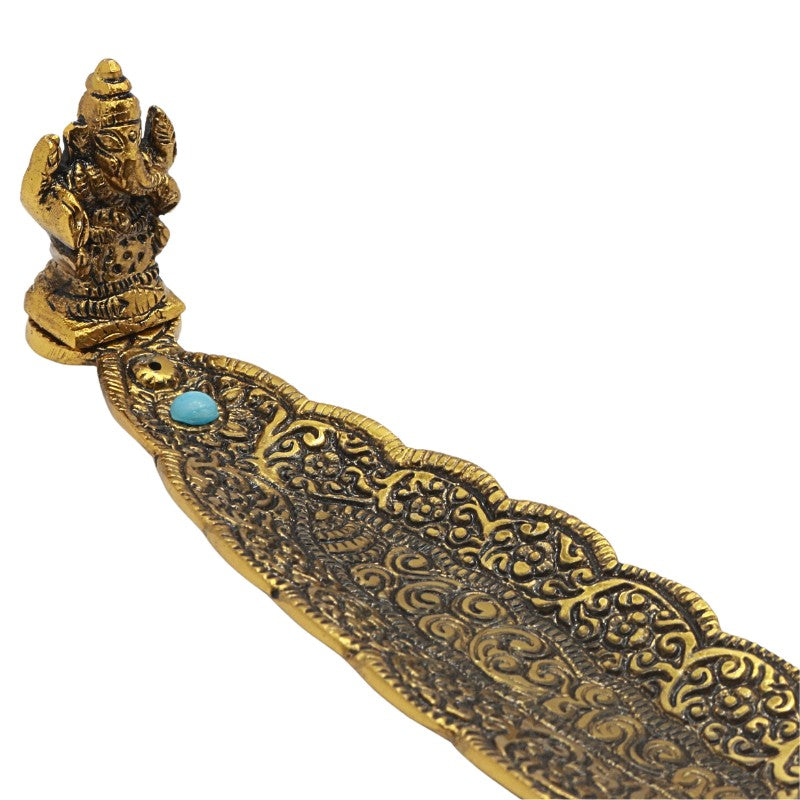 aluminium incense burner with ganesh