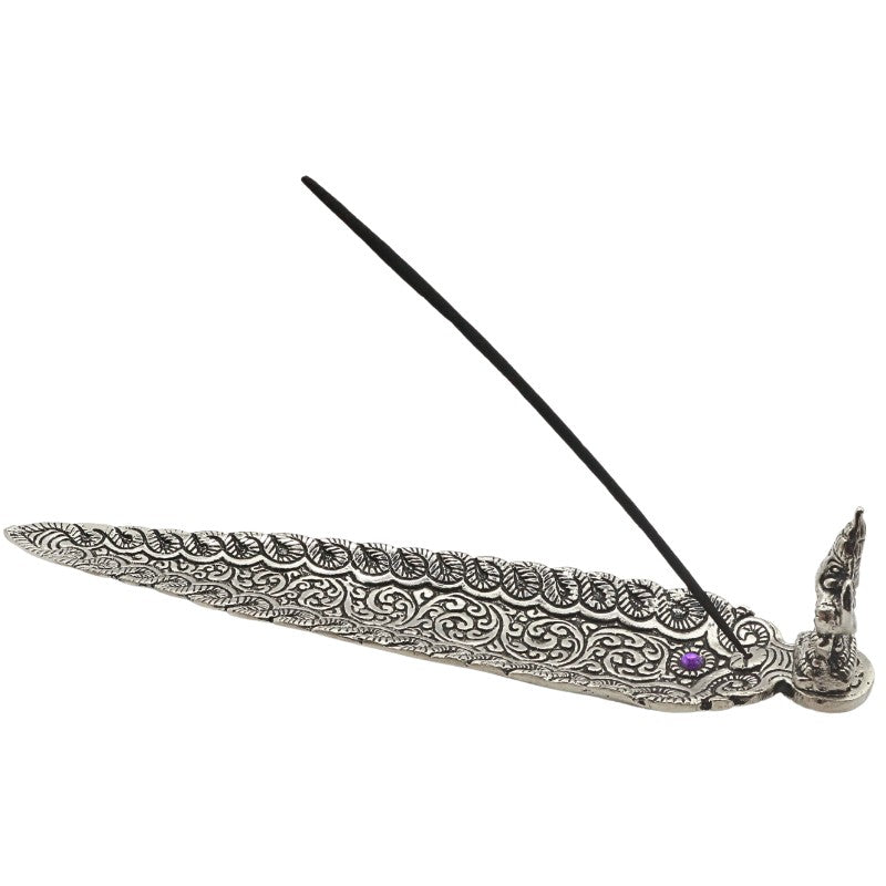 Aluminium Incense Burner with ganesh and incense stick