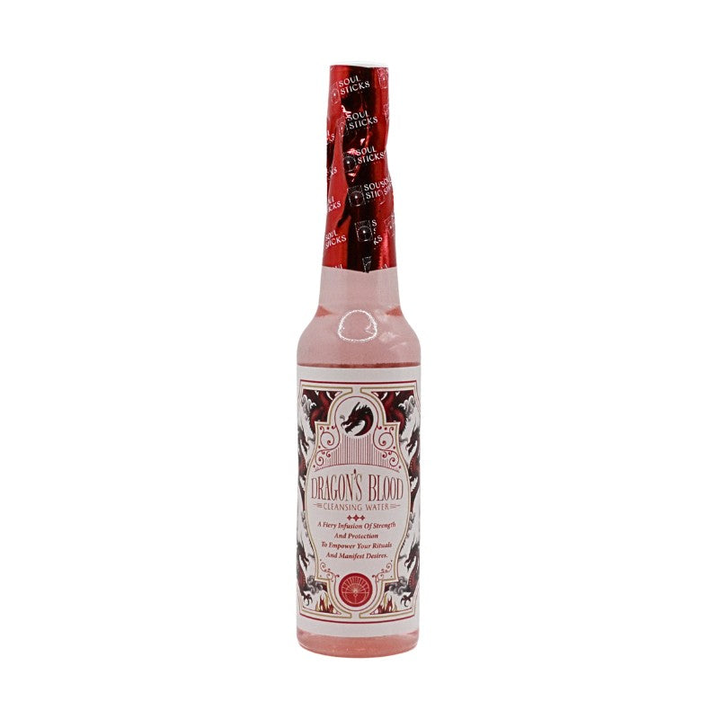 bottle of dragon's blood cleansing water