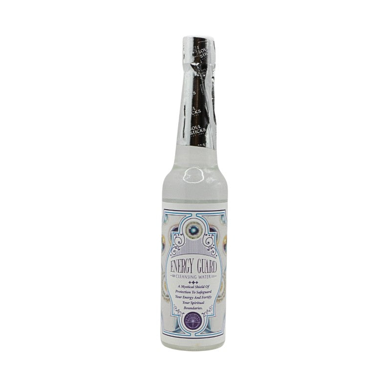 Bottle of 'Energy Guard' on a white background