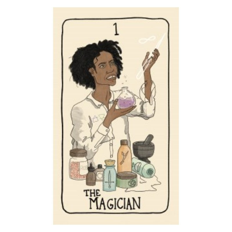 Magician card from the
Fifth Spirit tarot Deck-