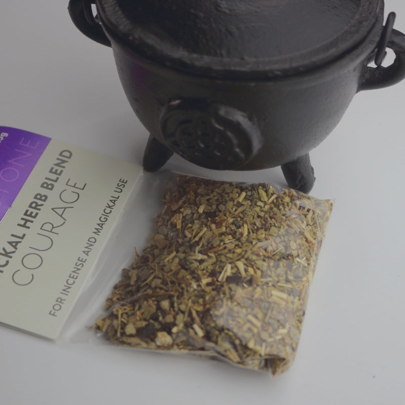 Magickal Herb Blend Courage 15g Packet- Loose Incense
