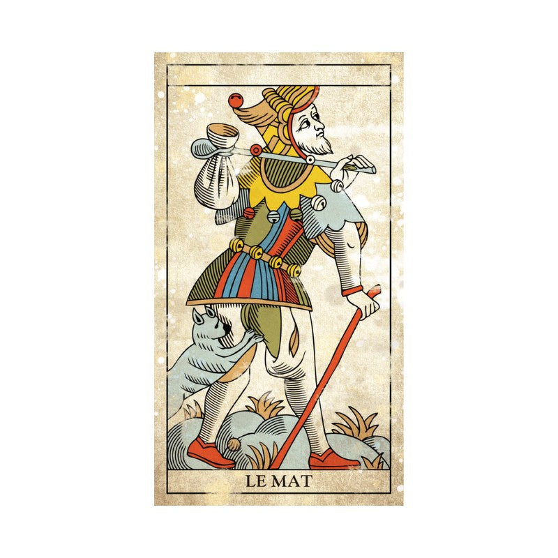 Card From Marseille Vintage Tarot Deck