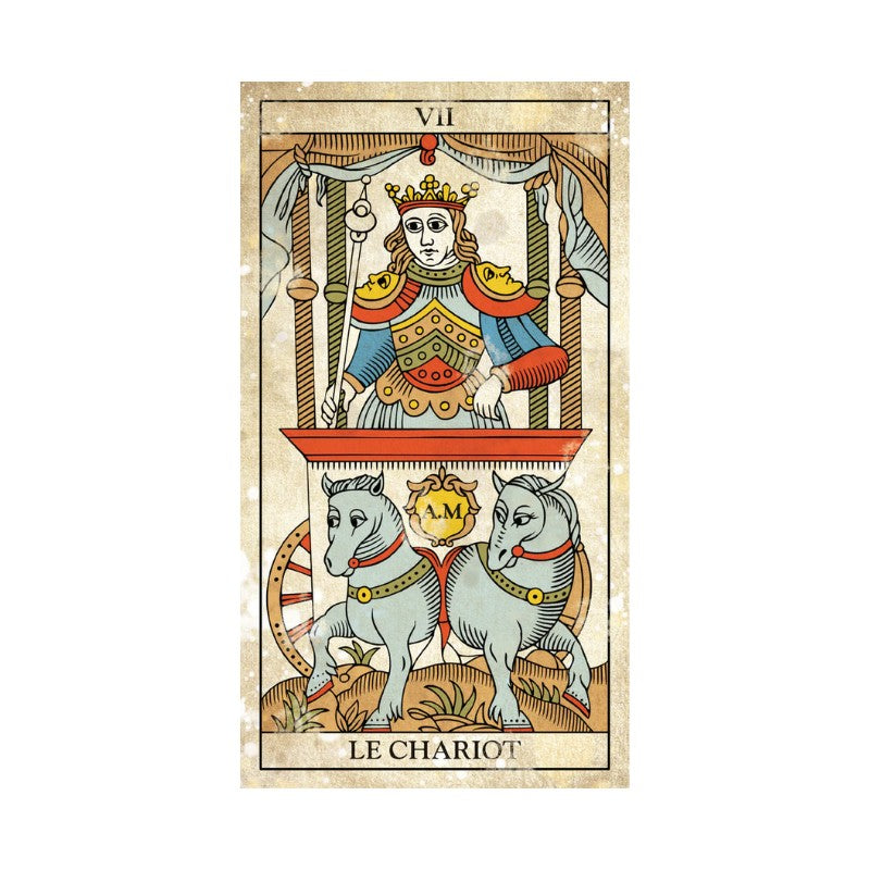 Card From Marseille Vintage Tarot Deck