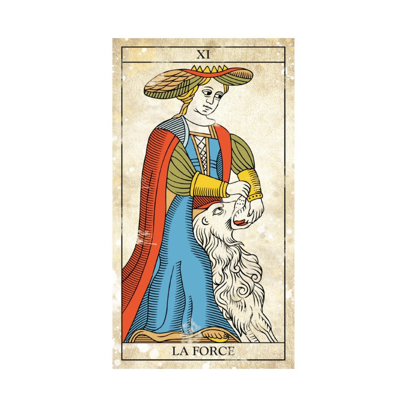Card From Marseille Vintage Tarot Deck