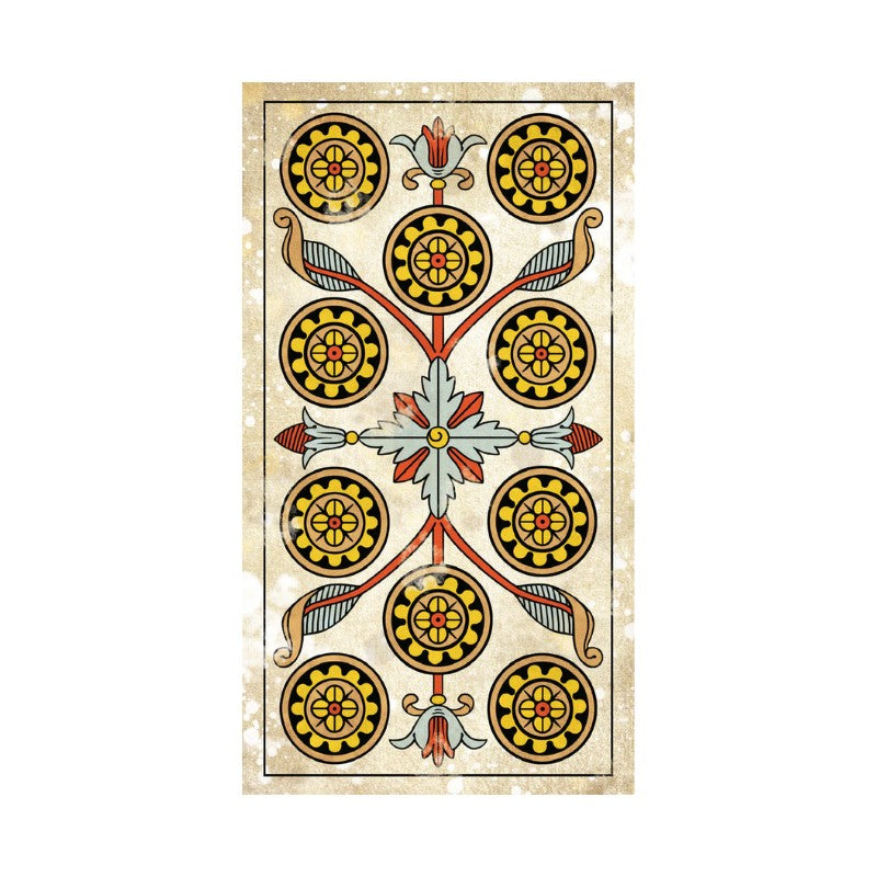 Card From Marseille Vintage Tarot Deck