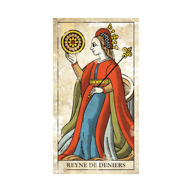 Card From Marseille Vintage Tarot Deck