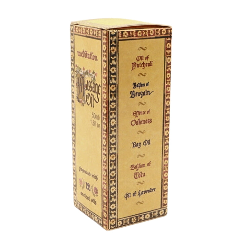 Meditation Massage Oil 50ml- Australian Made- Blend of 12 essential oils