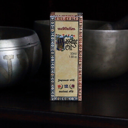 Meditation Massage Oil 50ml- Australian Made- Blend of 12 essential oils