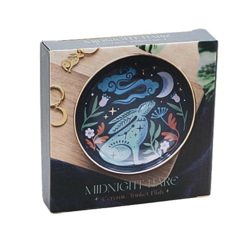 box containing the Midnight Hare Trinket Dish