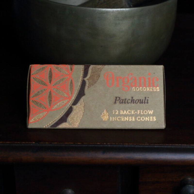Organic Goodness Incense Backflow Cones Patchouli