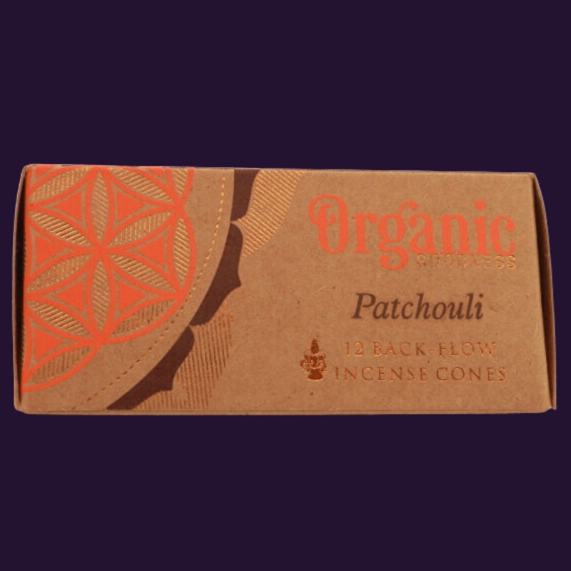 Organic Goodness Incense Backflow Cones Patchouli