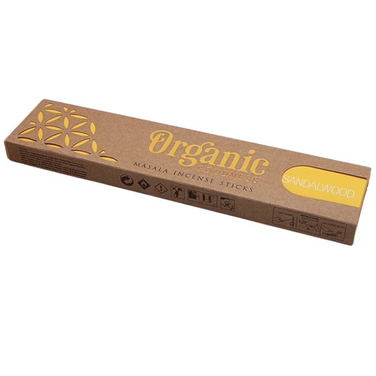 Organic Goodness Masala Incense- Sandalwood 15g