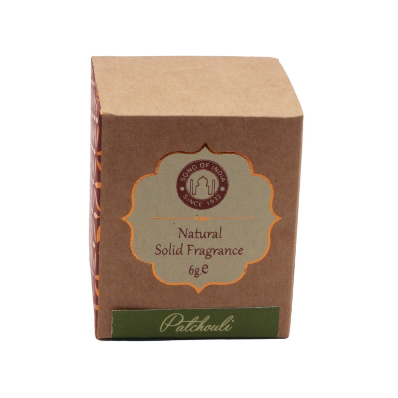Song Of India Natural Solid Perfume In Rosewood Jar-Patchouli