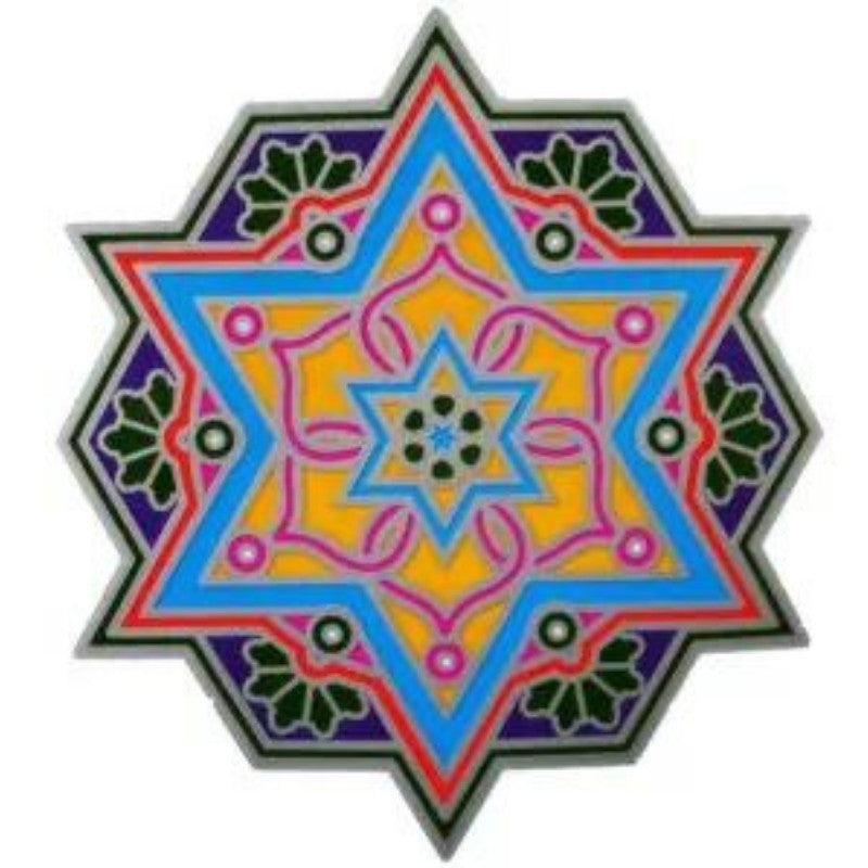 window sticker of a mandala