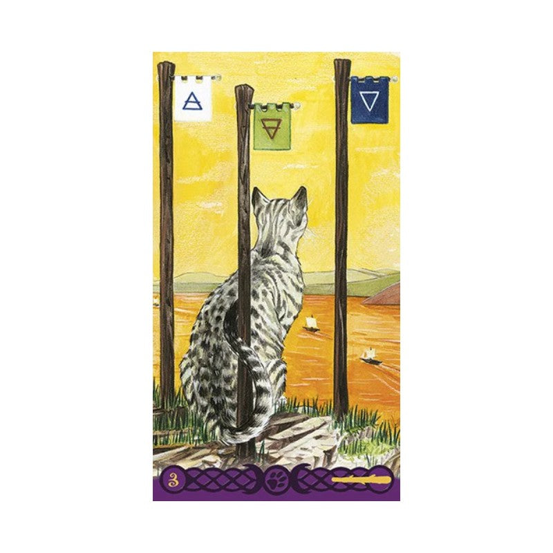 Card from the Tarot of Pagan cats