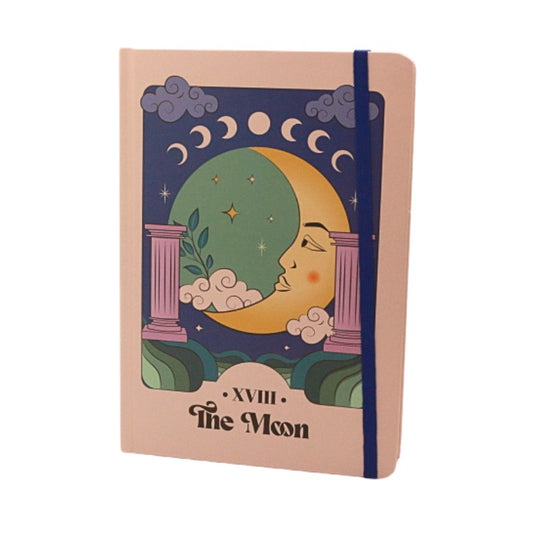 A5 Journal/ Diary- The Moon Tarot Card