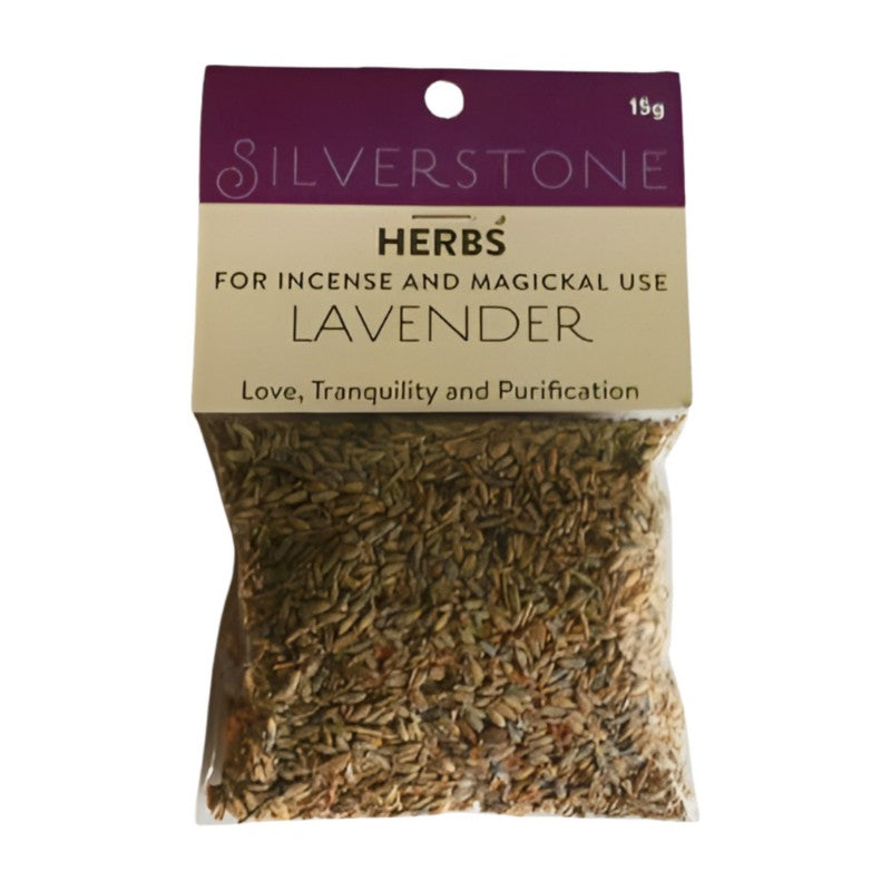 packet of loose dried herbs-