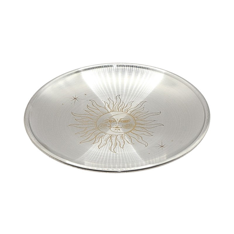 Sun & Moon Altar Plate- Silver