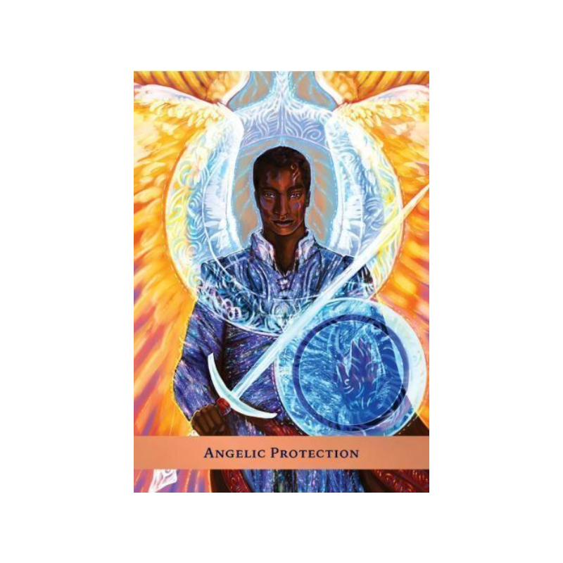 angelic protection oracle card from the Angel Guide Oracle by Kyle Gray