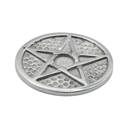 aluminium pentacle incense holder