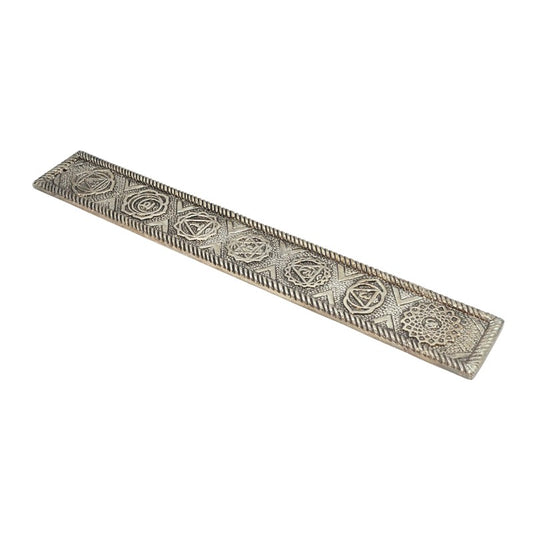 aluminium incense burner with chakra design