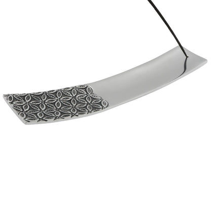 Aluminium Incense Burner/ Ash catcher - Flower of Life