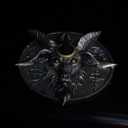 Baphomet Head Incense and Candle Holder