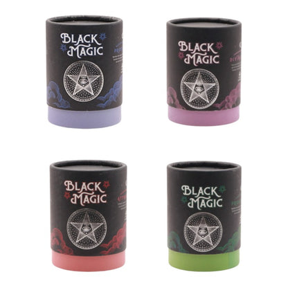 4 boxed candles from the brand black magic