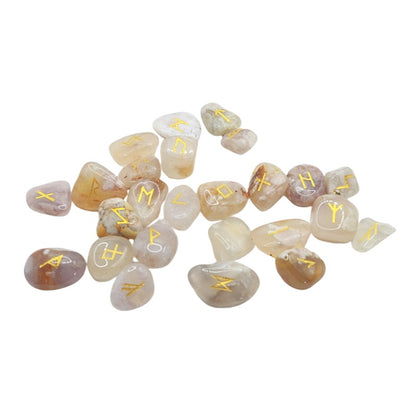 set of blossom agate runes