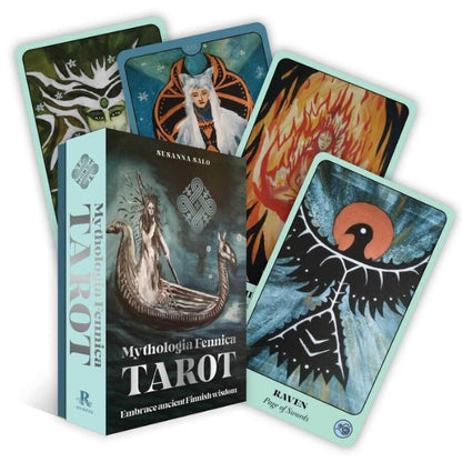 Mythologia Fennica Tarot deck and 3 cards