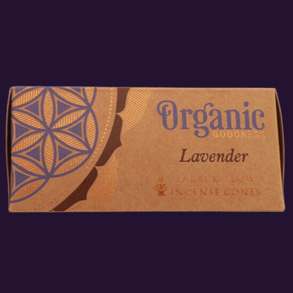 Organic Goodness  Incense Backflow Cones Lavender