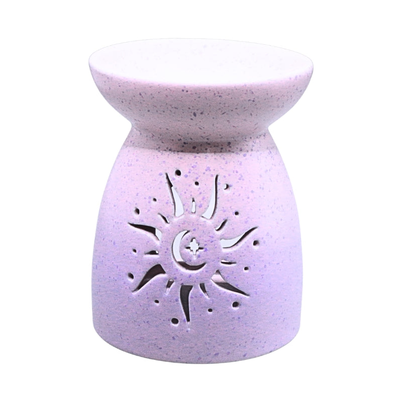Purple Sun Cut Out Oil Burner