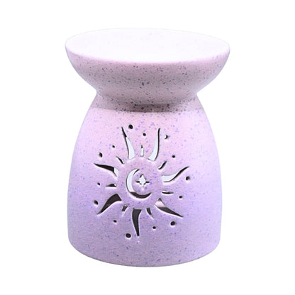 Purple Sun Cut Out Oil Burner