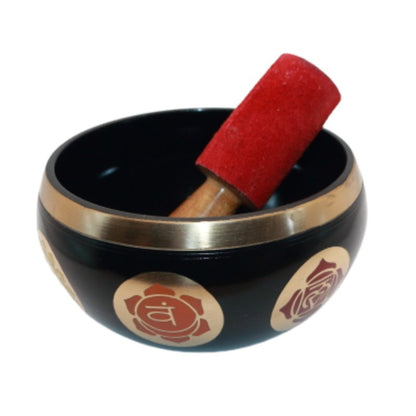Tibetan/ Himalayan Singing Bowl for Meditation, Yoga and Sound Therapy- Chakra Design