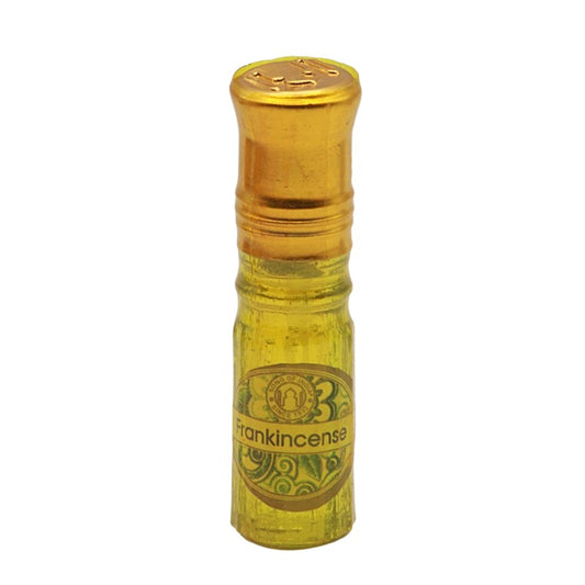 small perfume bottle with gold lid by Song Of India