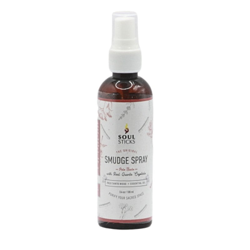 bottle of palo santo room spray 