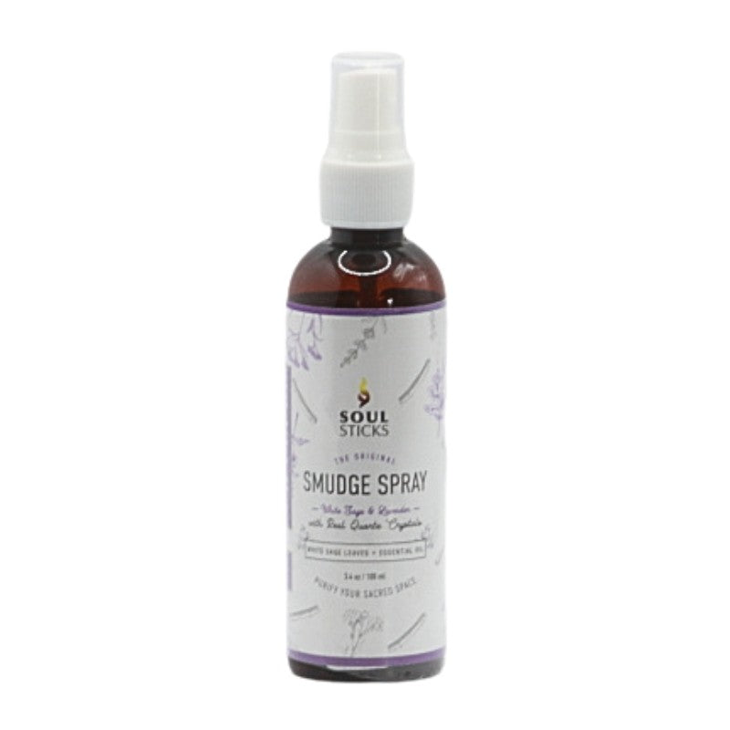 bottle of white sage and lavender room spray 