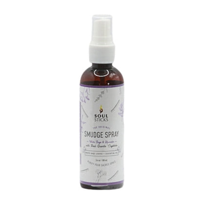 bottle of white sage and lavender room spray 