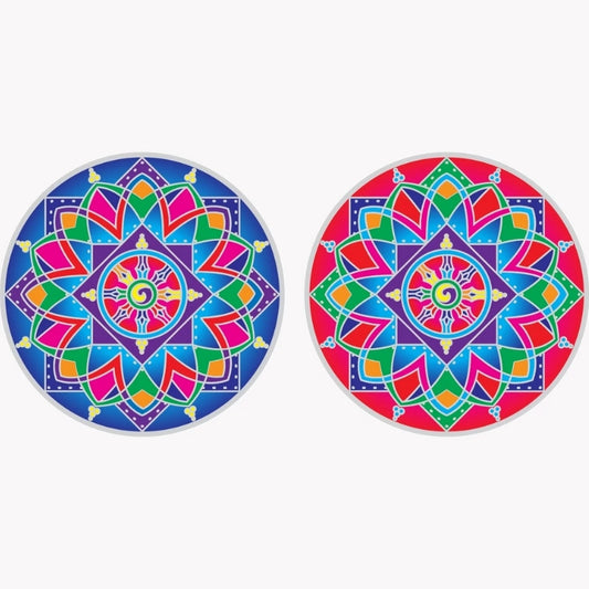 Sunlight Dharma Mandala window sticker