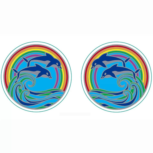 Sunlight Little Dolphin window sticker