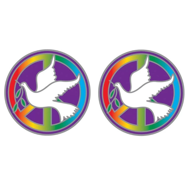 Sunlight Peace Dove window sticker