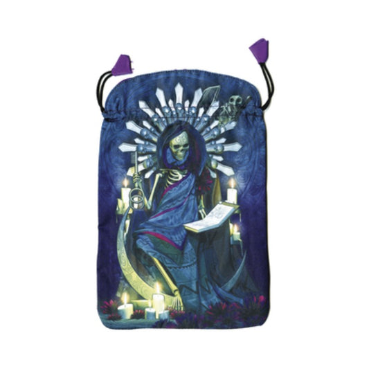 satin tarot bag - santa muerte
