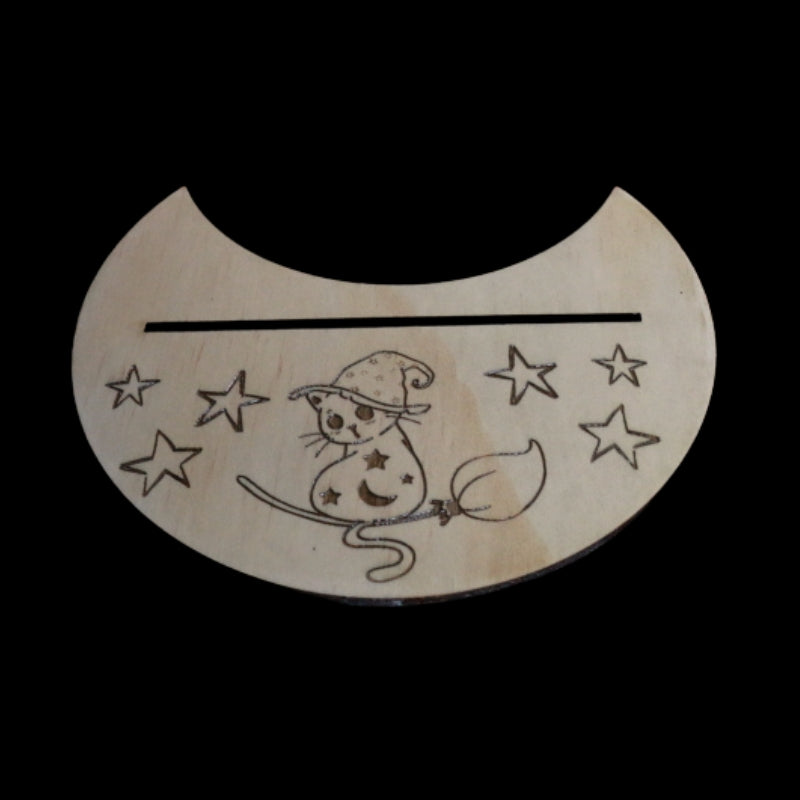 Handmade Magic Cat Tarot Card Holder