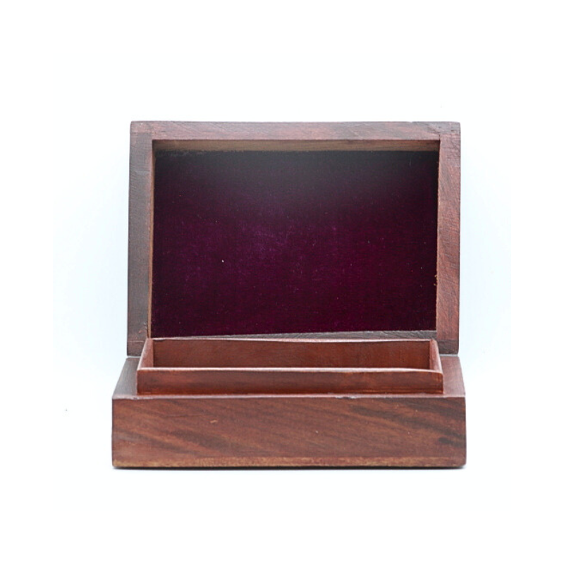 inside view of a wooden box