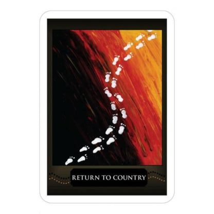 image of return to country oracle card from the aboriginal spirit oracle