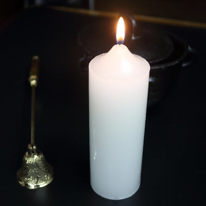 Unscented White Church Candle, Pillar Candle For Purification & Healing